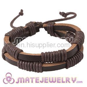 Wholesale 2013 Jewelry,Fashion Handmade Friendship Leather Wrap Bracelet Cheap 