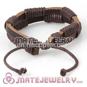 Wholesale 2013 Jewelry,Fashion Handmade Friendship Leather Wrap Bracelet Cheap 