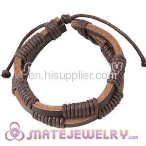 Wholesale 2013 Jewelry,Fashion Handmade Friendship Leather Wrap Bracelet Cheap 