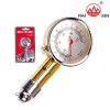 Single ,dual or three scales plating pressure gauge