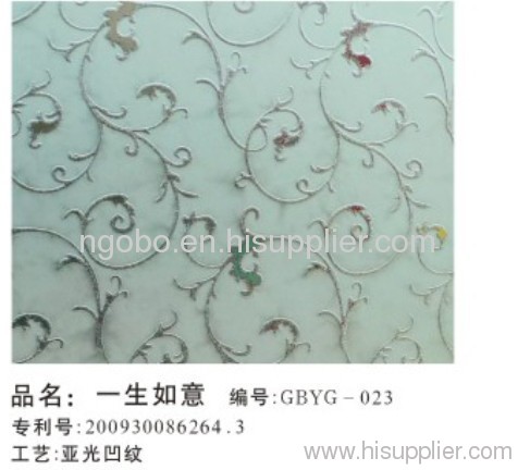 Acid etched glass GBYG-023A