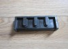 RUBBER INSERT WITH RIBS FOR CAR, KONE, L 130 MM