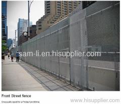 Fine expanded metal fence