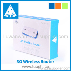 3G wireless router 5200mAh rechargeable Li-polymer battery White/Red/Blue/Yellow /6 colours