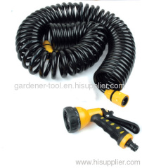 15 Meters Water Recoil Hose With plastic hose nozzle