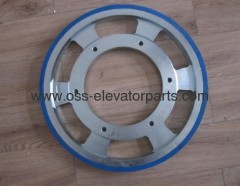Handrail drive sheave with rubber Otis 506NCE