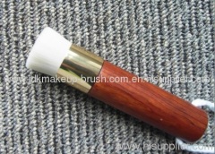 Soft hair Face cleaning brush with wooden handle