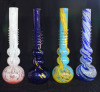 long factory cheap fancy soft glass smoking pipe