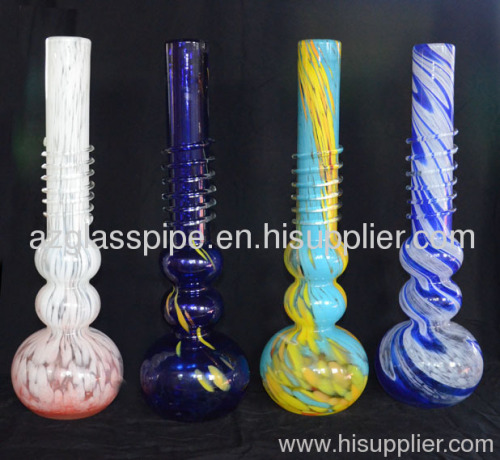 long hand blow tobacco cheap quality fancy soft glass pipes