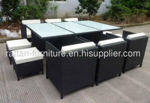 10 seater outdoor wicker garden dining set