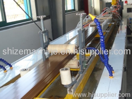 PVC Wood plastic profile extrusion line