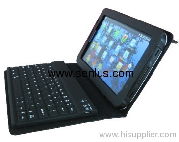 Case with silicone bluetooth3.0 keyboard For Samsung Galaxy tab 7" P1000