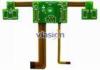 Immersion Gold 10 Layer FR4 Rigid Flex PCB With Copper Filled Vias And Blind