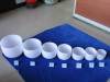 Arts and Crafts frosted singing bowl one set from 6inch to 12inch