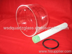 Sell Clear crystal singing bowl 6inch to 10inch with mallet and o-ring