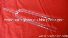 Crystal quartz tuning fork