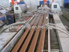 WPC plate extrusion line