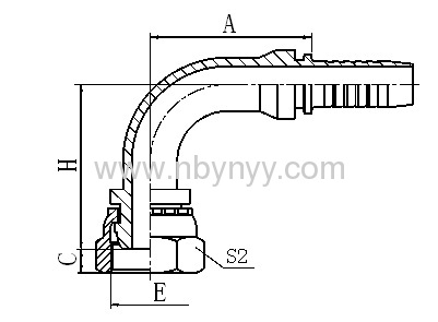 METRIC FEMALE 24° MULTISEAL HYDRAULIC HOSE FITTING PIPE