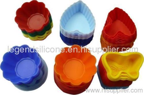 Various size and color silicone cake mould