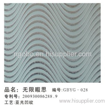 Acid etched glass GBYG-028A