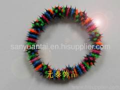 Silicone rubber spike ball braceletSYT-F