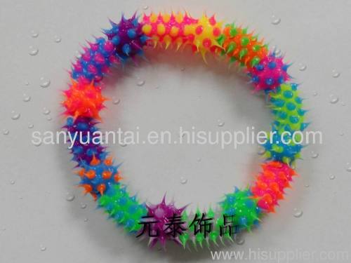 Silicone rubber spike ball braceletSYT-F0