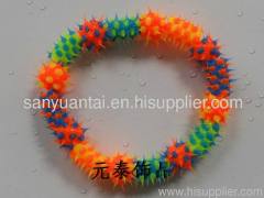 Silicone rubber spike ball braceletSYT-F