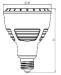 China Manufactory LED Bulb With Single 1W Source For Home