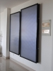 Flat Panel Solar Collector with Blue Titanium