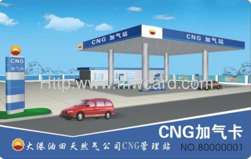 CNG gas smart card