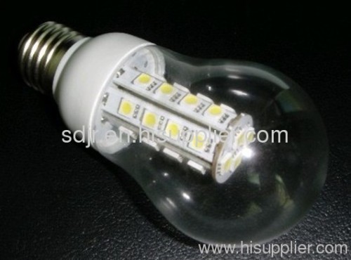 5w SMD corn bulb with transparent pc cover