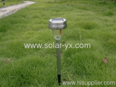 stainless steel solar garden light