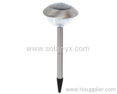 stainless steel solar garden light