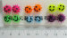Silicone rubber spike Smile ear stud