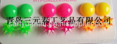 Silicone rubber spike Smile ear stud