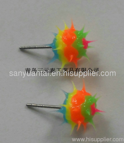 Silicone rubber spike stud