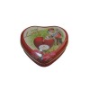 small heart shaped chocolate tin box