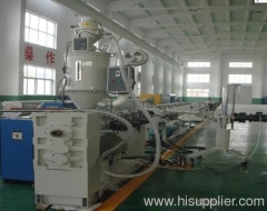 Large diameter pe pipe extrusion line