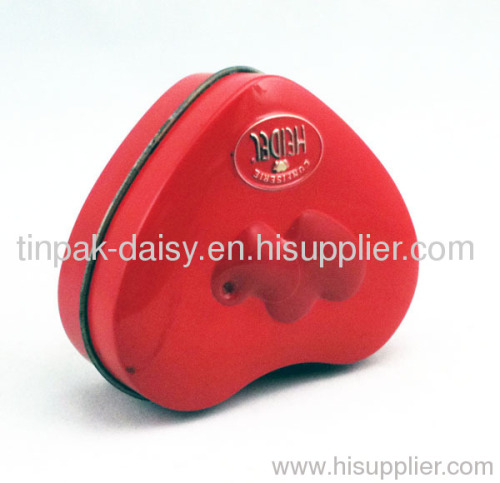 heart shaped tin box