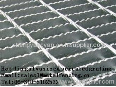 Hot dip galvanized anti slip grating factory