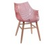 Wooden base Meridiana side chairs