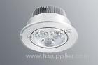 3W 50-60 Hz 2700k, 2800k Aluminum GL Warm White LED Ceiling Light For Exhibition Hall