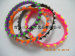 Silicone rubber spike wristband0
