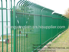 Hot dip galvanized tube PVC painted security fence