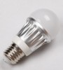 4W E27 Φ50mm×103mm Aluminum LED Bulb With Glass Lamp Cover For Home