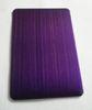 Purple HL LIC / PVD Coated Stainless Steel Sheet For Wall Decoration Plate Customized