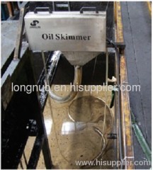 tube oil skimmer for environmental protection