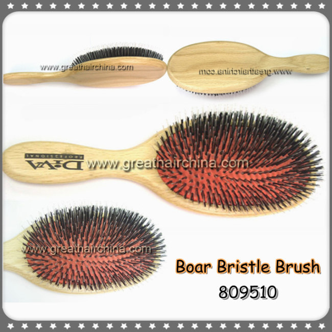 Boar Bristle Bamboo Brush / Hair Extension Brush GHTHB001 manufacturer