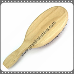 Boar Bristle Bamboo Brush / Hair Extension Brush