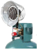 Tank top gas heater